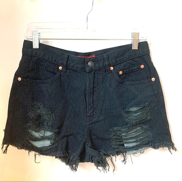 NWT High Waisted Jean Shorts Women’s M - Picture 1 of 5